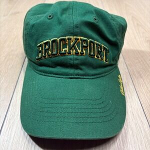 Brockport Golden Eagles Hat Mens Green Yellow Embroidered Strap Dad Cap SUNY